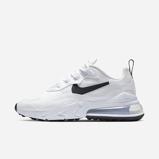 Pantofi Casual Nike Air Max 270 React Dama Albi Metal Argintii Negrii | FTQR-10472